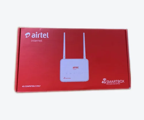 airtelrouter Airtel 4G SmartBox – High-Speed Wireless Home & Office Router (Connects up to 32 Devices)